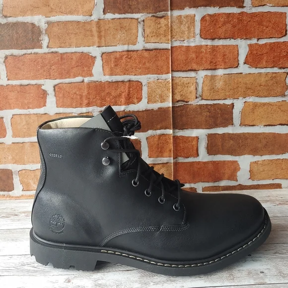 Timberland Men’s Belanger EK+ 6 Inch Waterproof Black Leather Boots TIMBERLAND MEN main image 2